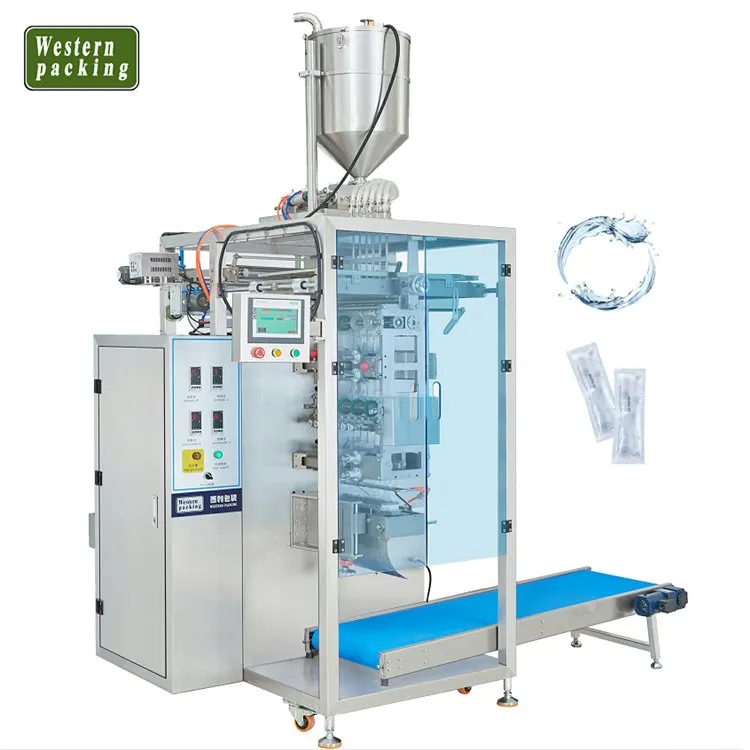 10 Txoj Kab Liquid 4 Sab Sealing Sachet Ntim Tshuab