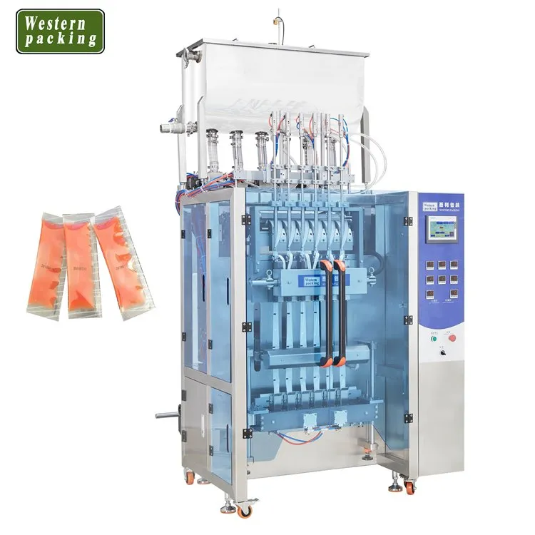 Multilane Peb Sab Sachet Jelly Packing Tshuab