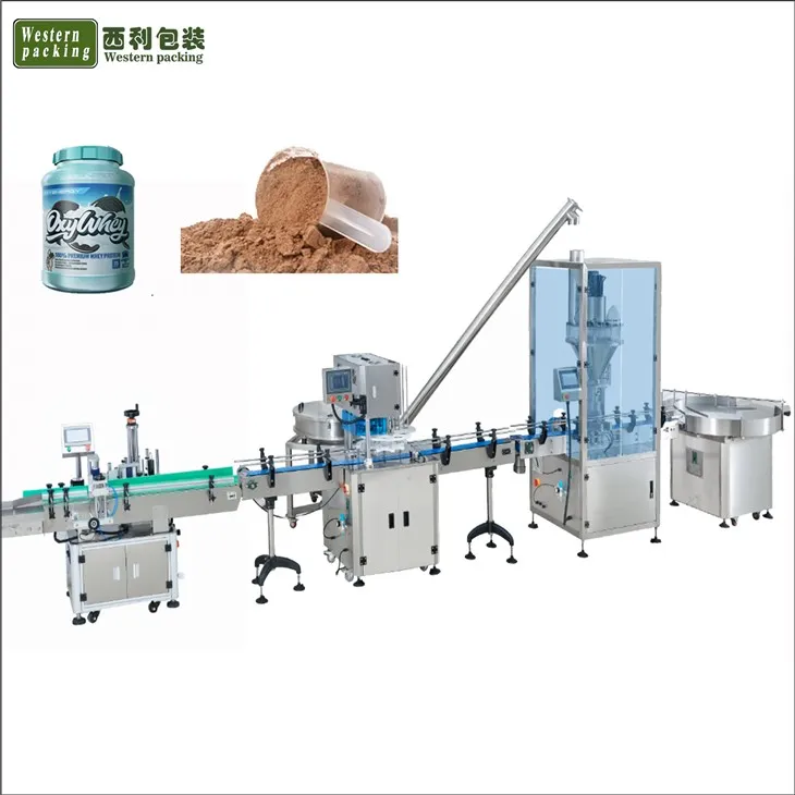 Lub raj mis Filling Servo Auger Filler Tshuab